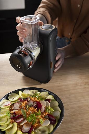 Измельчитель электрический Moulinex DJ77EN10 200Вт черный фото 8