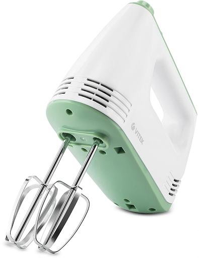 Миксер ручной Vitek VT-1405 400Вт белый/салатовый фото 1