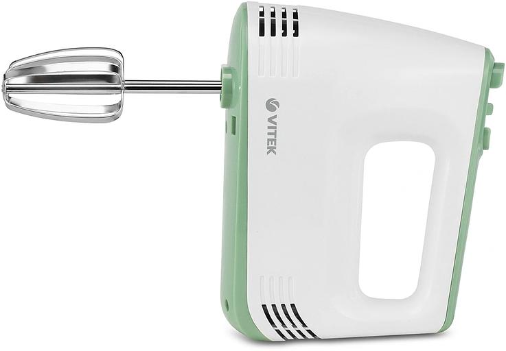 Миксер ручной Vitek VT-1405 400Вт белый/салатовый фото 2