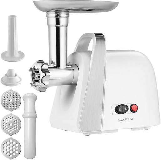 Мясорубка Galaxy Line GL 2421 1600Вт белый фото 1