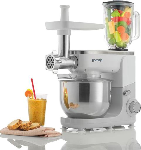 Кухонная машина Gorenje MMC1005W планетар.вращ. 1000Вт белый фото 4