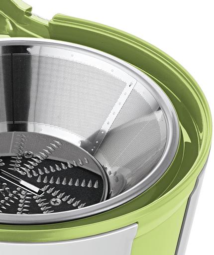 Соковыжималка центробежная Bosch MES25G0 700Вт рез.сок.:1250мл. белый/зеленый фото 4
