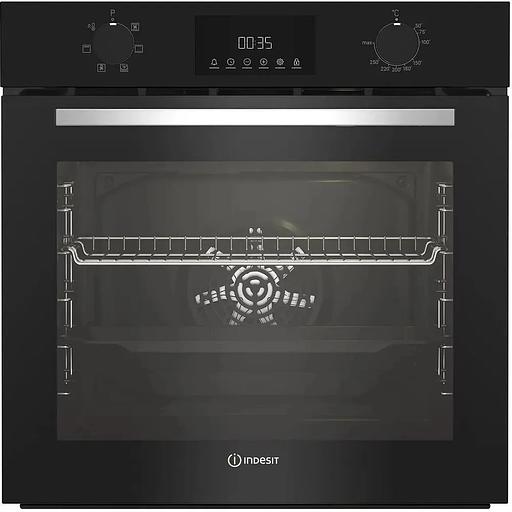 Духовой шкаф Электрический Indesit IFE 3644 BL черный фото 1