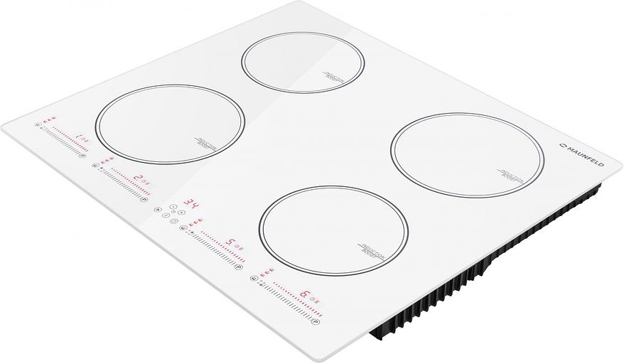Индукционная варочная поверхность Maunfeld CVI594SWH белый фото 3