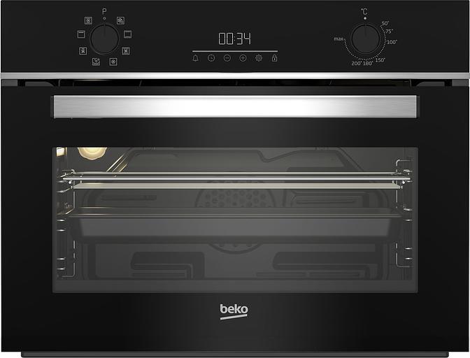 Духовой шкаф Электрический Beko BBCM13300X черный/серебристый фото 1