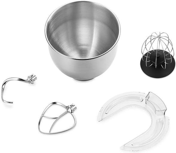 Миксер планетарный Kitfort КТ-3421 1400Вт черный/желтый фото 6