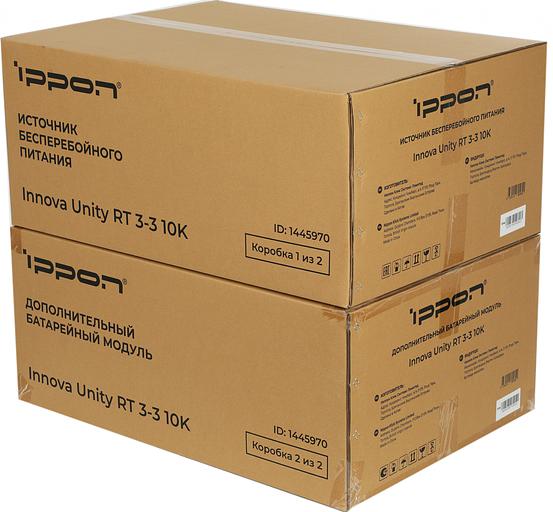 Источник бесперебойного питания Ippon Innova Unity RT 3-3 10K 10000Вт 10000ВА черный фото 7