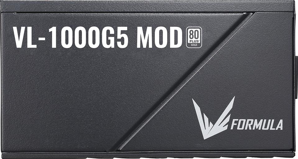 Блок питания Formula ATX 1000W VL-1000G5 MOD Gen5 80+ gold 24pin APFC 140mm fan lt.blue LED 9xSATA Cab Manag RTL фото 3