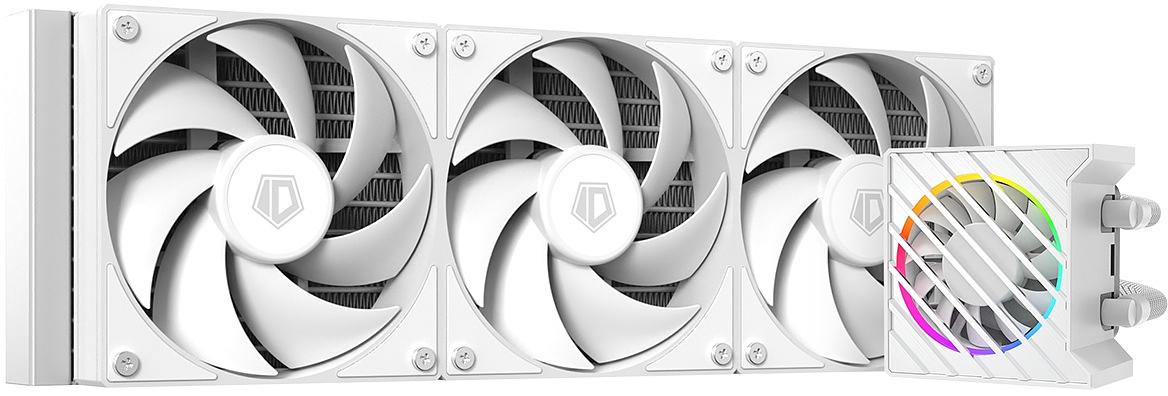 Система водяного охлаждения ID-Cooling DASHFLOW 360 XT LITE WHITE Soc-AM5/AM4/1151/1200/2066/1700 4-pin 16-34dB Al+Cu 350W Ret фото 1