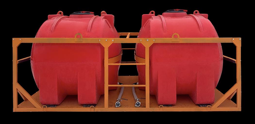 Кассета с горизонтальными емкостями 8000 л (2х4000 л) фото 1