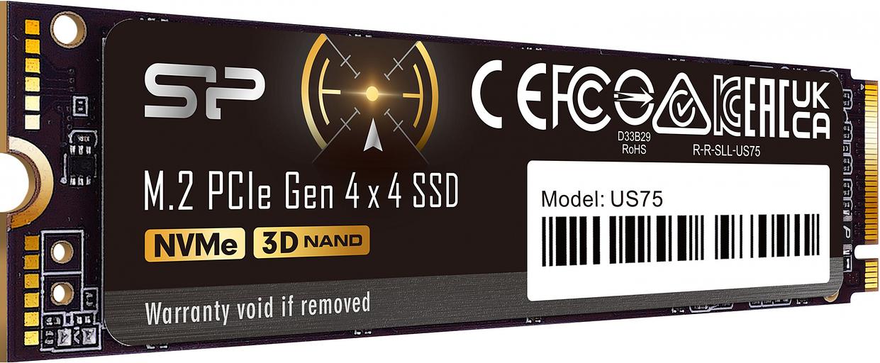 Накопитель SSD Silicon Power PCIe 4.0 x4 1TB SP01KGBP44US7505 US75 M.2 2280 фото 4