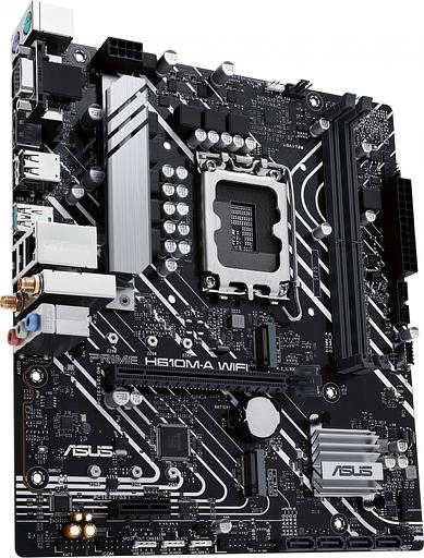 Материнская плата Asus PRIME H610M-A WIFI Soc-1700 Intel H610 2xDDR5 mATX AC`97 8ch(7.1) GbLAN+VGA+HDMI+DP фото 3