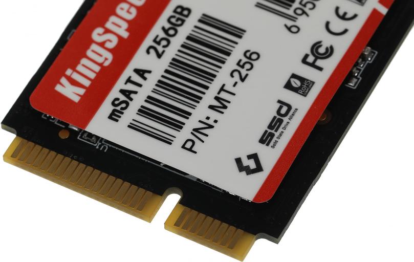 Накопитель SSD Kingspec mSATA 256Gb MT-256 MT Series mSATA фото 5