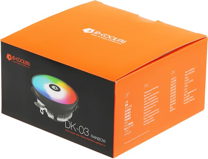 Устройство охлаждения(кулер) ID-Cooling DK-03 RAINBOW Soc-AM5/AM4/1151/1200/1700 4-pin 14-26dB 100W 250gr LED Ret фото 9