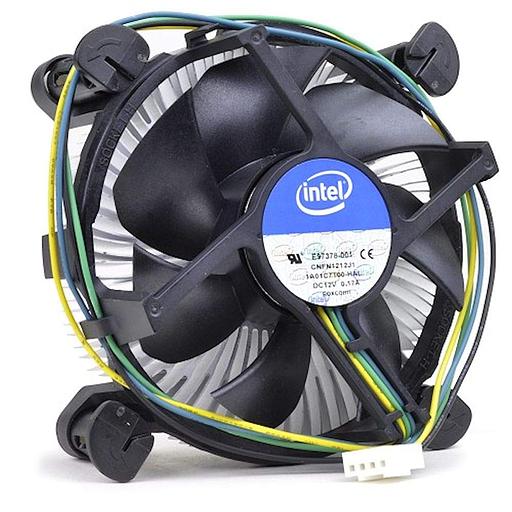 Устройство охлаждения(кулер) Intel E97378 Soc-1151/1200 4-pin 18-38dB Al+Cu 95W 240gr brown box фото 1