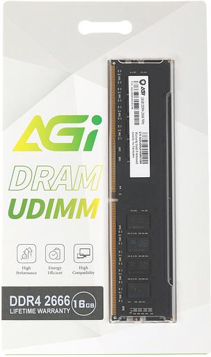 Память DDR4 16Gb 2666MHz AGi AGI266616UD138 UD138 RTL PC4-21300 DIMM 288-pin 1.2В Ret фото 1