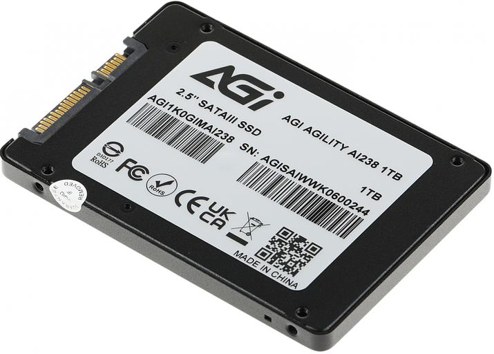 Накопитель SSD AGi SATA III 1TB AGI1K0GIMAI238 AI238 2.5" OEM фото 3