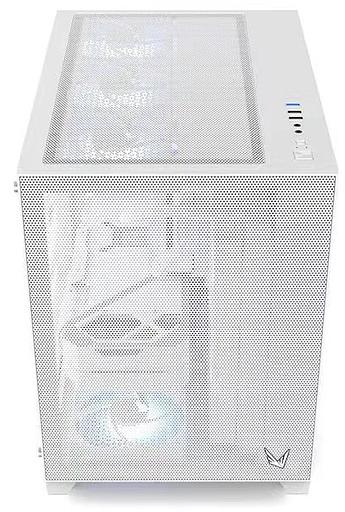 Корпус Formula Crystal Z5 белый без БП mATX 11x120mm 2xUSB2.0 1xUSB3.0 audio bott PSU фото 3