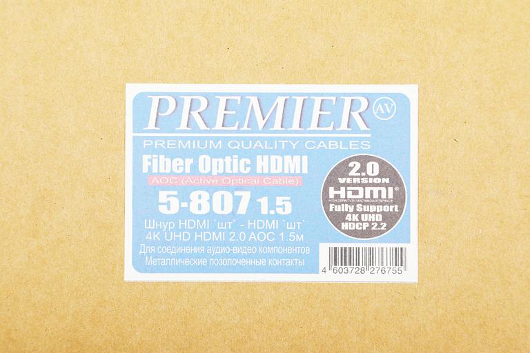 Кабель соединительный аудио-видео Premier 5-807 HDMI (m)/HDMI (m) 1.5м. черный (5-807 1.5) фото 4
