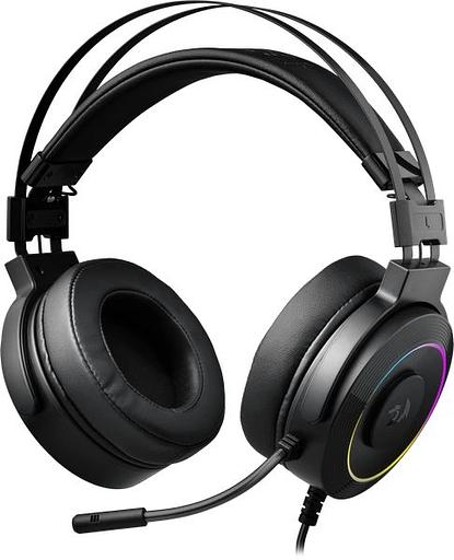 Наушники с микрофоном Redragon Lamia 2 черный 2м накладные USB оголовье (77701) фото 3