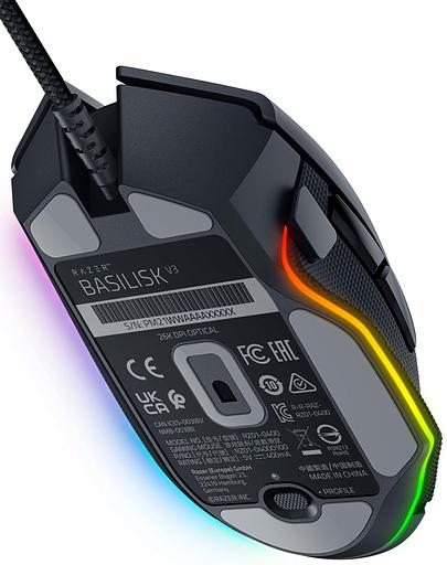 Мышь Razer Basilisk V3 черный оптическая (26000dpi) USB (11but) фото 4