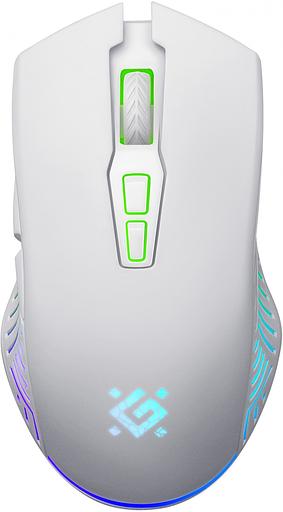 Мышь Defender Pandora GM-502 белый оптическая (3200dpi) silent беспроводная USB (6but) фото 1