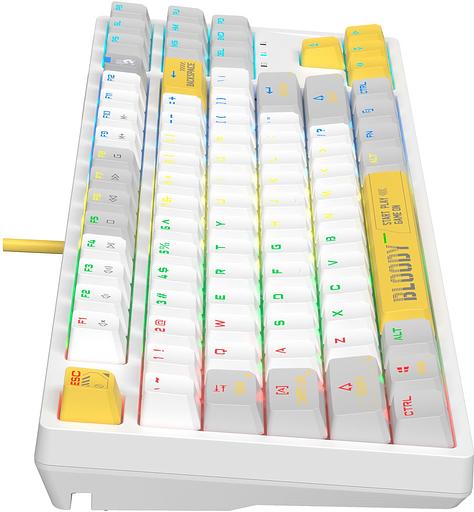 Клавиатура A4Tech Bloody S87 Energy механическая белый USB for gamer LED (S87 USB ENERGY WHITE) фото 8