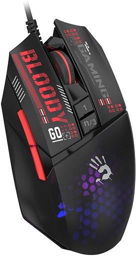 Мышь A4Tech Bloody W60 Max Mini черный оптическая (12000dpi) USB (9but) фото 10