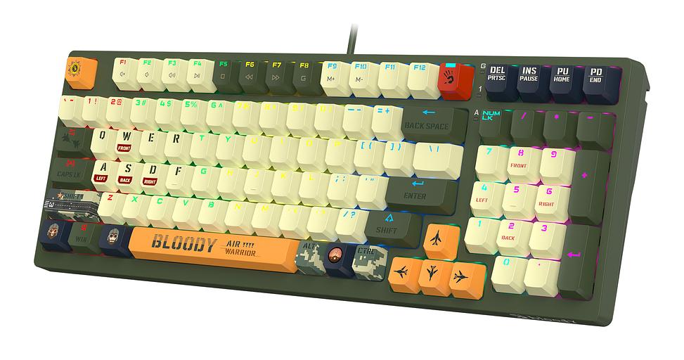 Клавиатура A4Tech Bloody S98 Aviator механическая зеленый USB for gamer LED (S98 AVIATOR) фото 10
