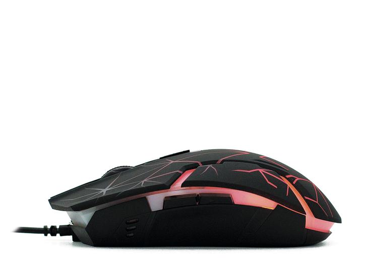 Мышь Оклик 701G черный оптическая (3600dpi) USB для ноутбука (5but) фото 2