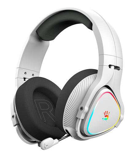 Наушники с микрофоном A4Tech Bloody MR710 серый 1.5м мониторные BT/Radio оголовье (MR710 GREY) фото 1