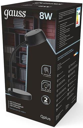 Светильник Gauss GT6012 настольный на подставке черный 8Вт фото 3