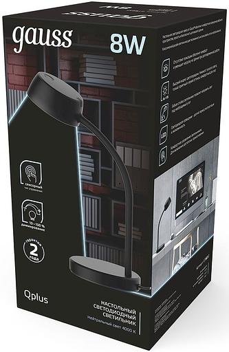 Светильник Gauss GT6012 настольный на подставке черный 8Вт фото 4