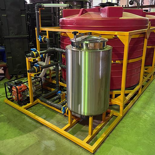 Мобильный растворный узел 10000 л (2х5000 л) фото 4