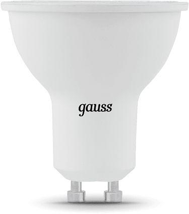 Лампа светодиодная Gauss Black 5Вт цок.:GU10 рефлек. 220B 4100K св.свеч.бел.нейт. MR16 (упак.:10шт) (101506205) фото 1