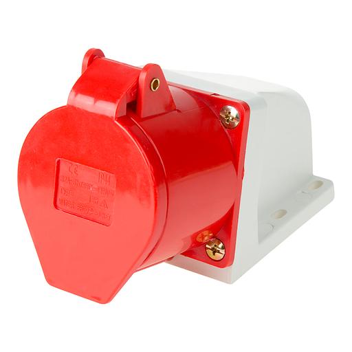 Розетка силов. Rexant 11-8914 1 розетка откр. зазем. крыш. IP44 красный (упак.:1шт) фото 2