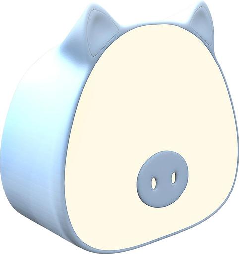 Ночник Gauss NN7036 поросенок голубой фото 1