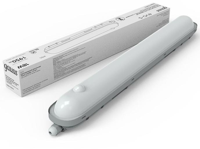 Светильник Gauss 864424218-S 18Вт 4000K серый фото 1