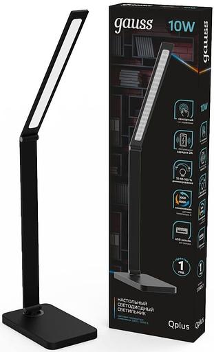 Светильник Gauss GT5012 настольный на подставке черный 10Вт фото 2