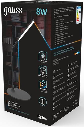 Светильник Gauss GT5022 настольный на подставке черный 8Вт фото 3