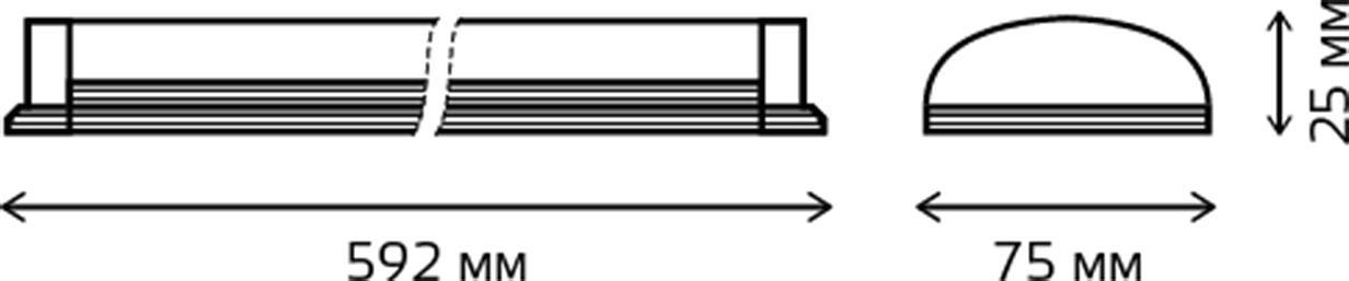 Светильник Gauss 144124318 20Вт 6500K фото 4
