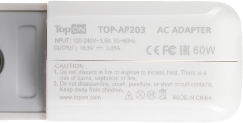 Блок питания TopON 90944 60W 16.5V-16.5V 3.65A от бытовой электросети фото 10
