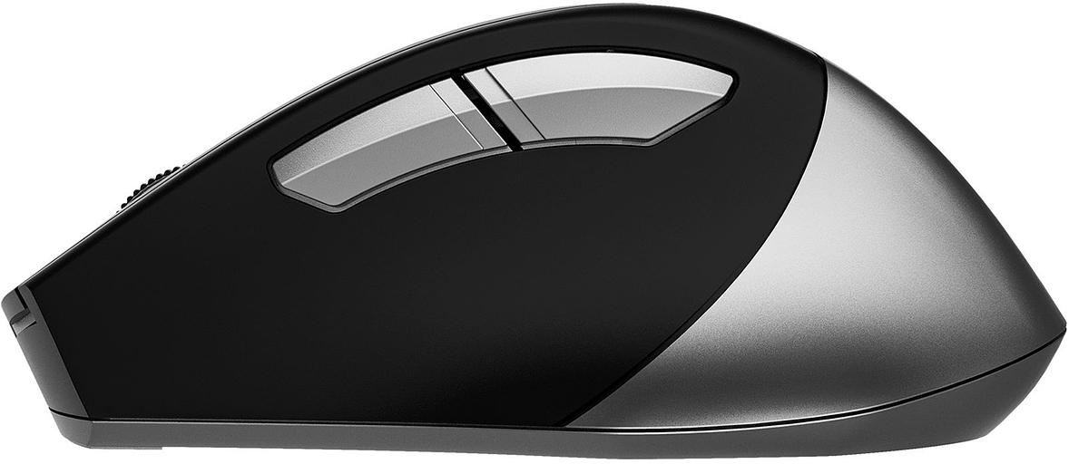 Мышь A4Tech Fstyler FB35S серый/черный оптическая (2000dpi) беспроводная BT/Radio USB для ноутбука (5but) фото 3