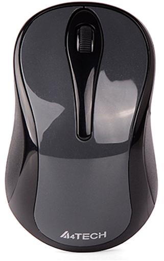 Мышь A4Tech G3-280N серый оптическая (1200dpi) беспроводная USB для ноутбука (3but) фото 1