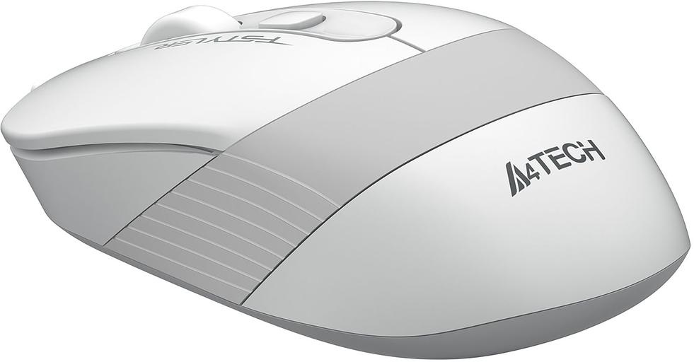 Мышь A4Tech Fstyler FM10S белый/серый оптическая (1600dpi) silent USB (3but) фото 5