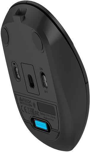 Мышь A4Tech Fstyler FG16C Air черный оптическая (2000dpi) беспроводная USB для ноутбука (3but) фото 9