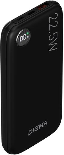 Мобильный аккумулятор Digma DGPF10B 10000mAh QC3.0/PD3.0 22.5W 3A USB-A/USB-C черный (DGPF10B22PBK) фото 3