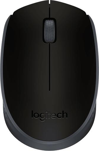 Мышь Logitech M171 черный/серый оптическая (1000dpi) беспроводная USB для ноутбука (2but) фото 1