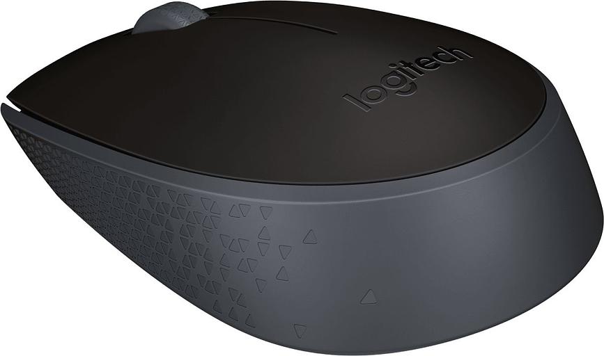Мышь Logitech M171 черный/серый оптическая (1000dpi) беспроводная USB для ноутбука (2but) фото 4