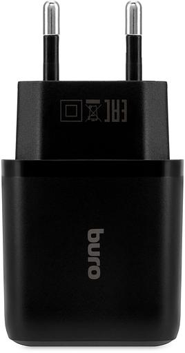 Сетевое зар./устр. Buro BUWH1 15.5W 3.1A+1A 2xUSB универсальное черный (BUWH15S200BK) фото 4